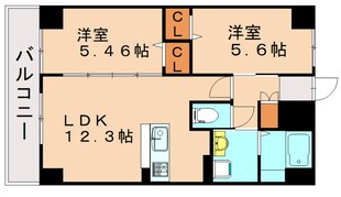 エミネント水巻駅前の物件間取画像